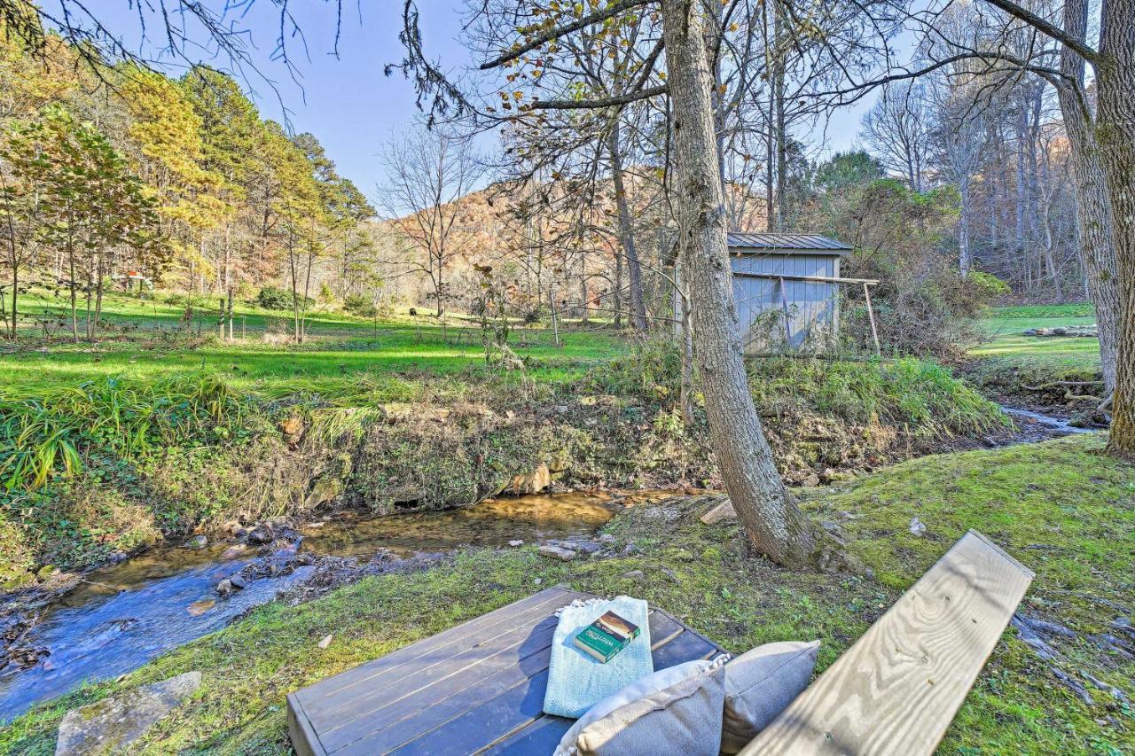 Creekside Bryson City Cabin With Private Hot Tub Villa ภายนอก รูปภาพ