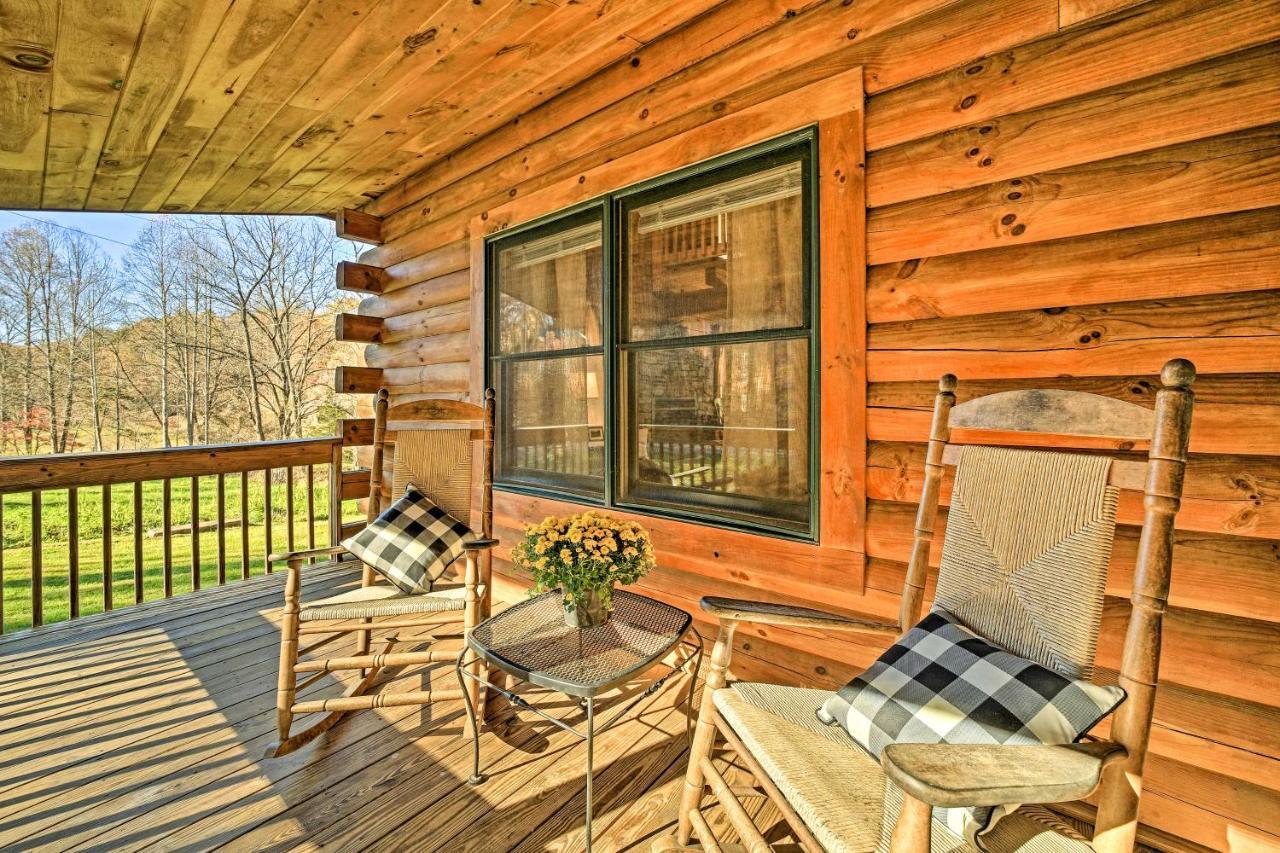 Creekside Bryson City Cabin With Private Hot Tub Villa ภายนอก รูปภาพ