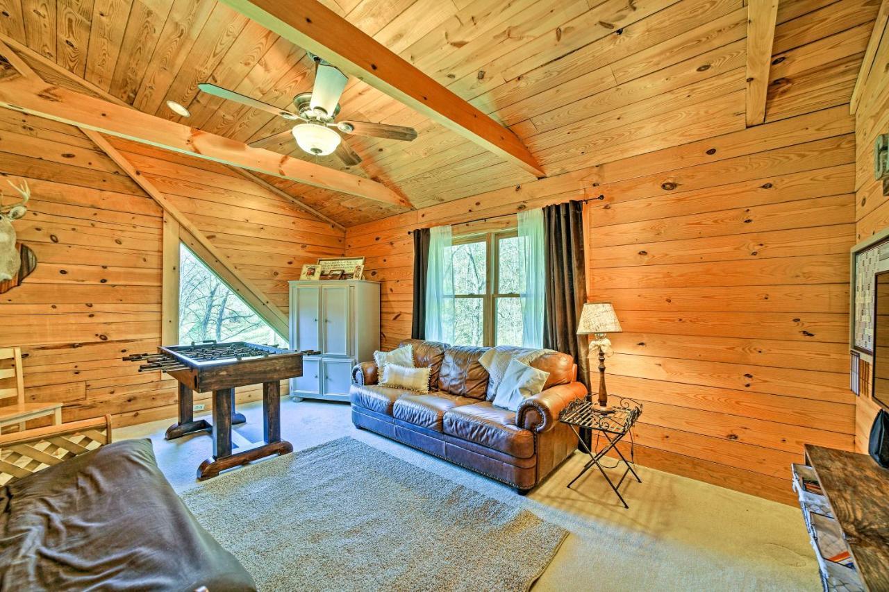 Creekside Bryson City Cabin With Private Hot Tub Villa ภายนอก รูปภาพ