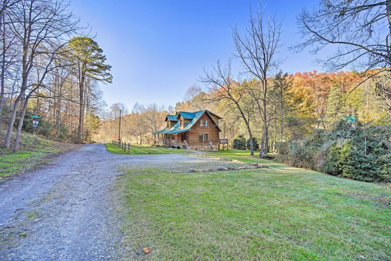 Creekside Bryson City Cabin With Private Hot Tub Villa ภายนอก รูปภาพ